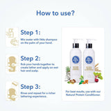 The Moms Co Natural Protein Hair Care Bundle image 6