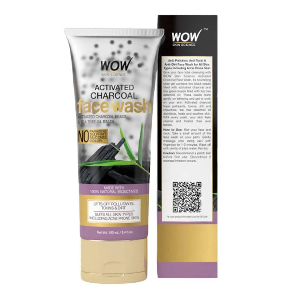Wow Skin Science Activated Charcoal Face Wash image 2