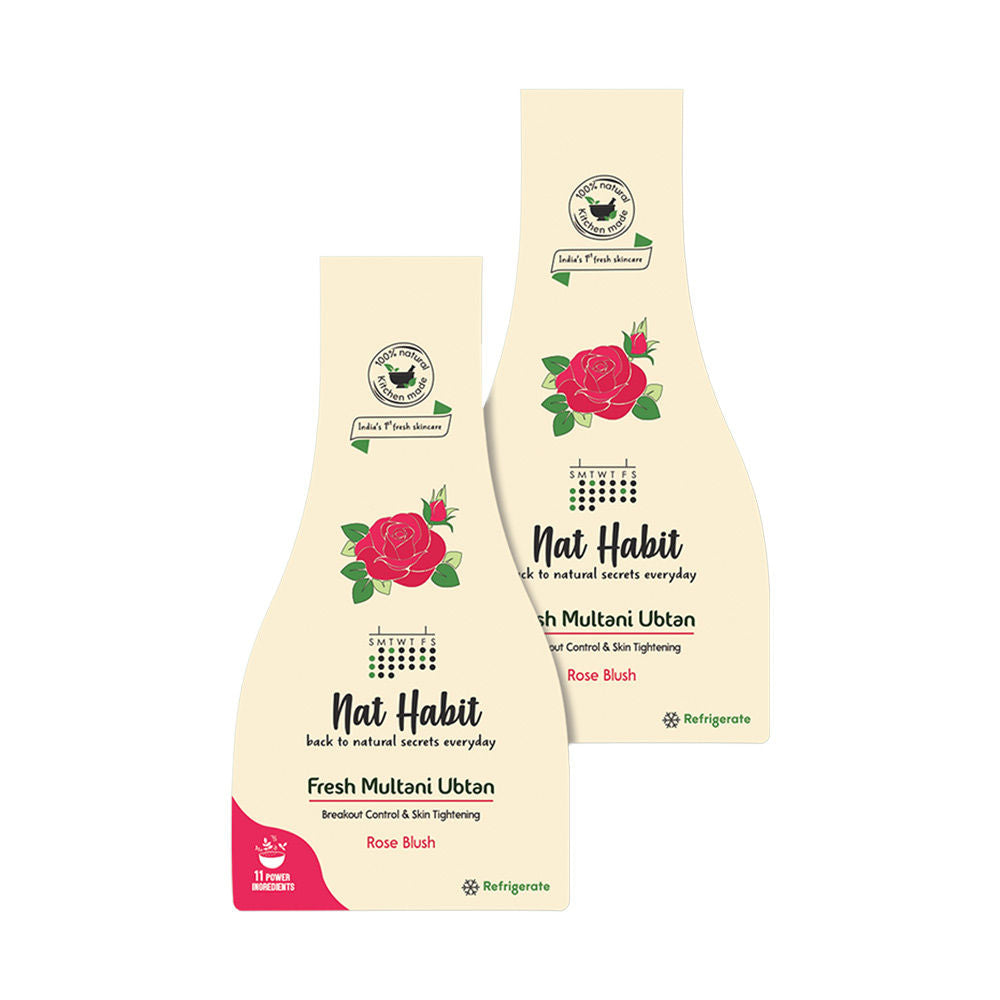 Nat Habit Rose Blush Multani Ubtan image 2