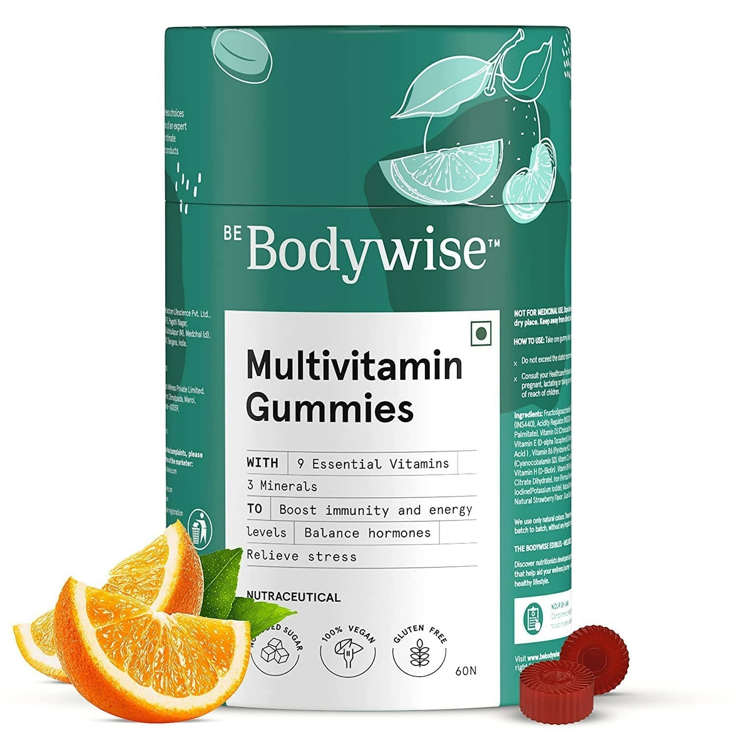 BeBodywise Multivitamin Gummies -60 gummies image 1