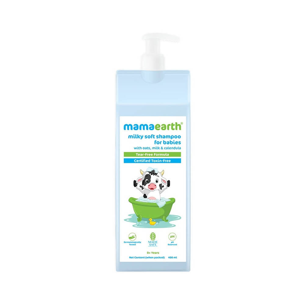 Mamaearth Milky Soft Shampoo for Kids - 400 ml image 1