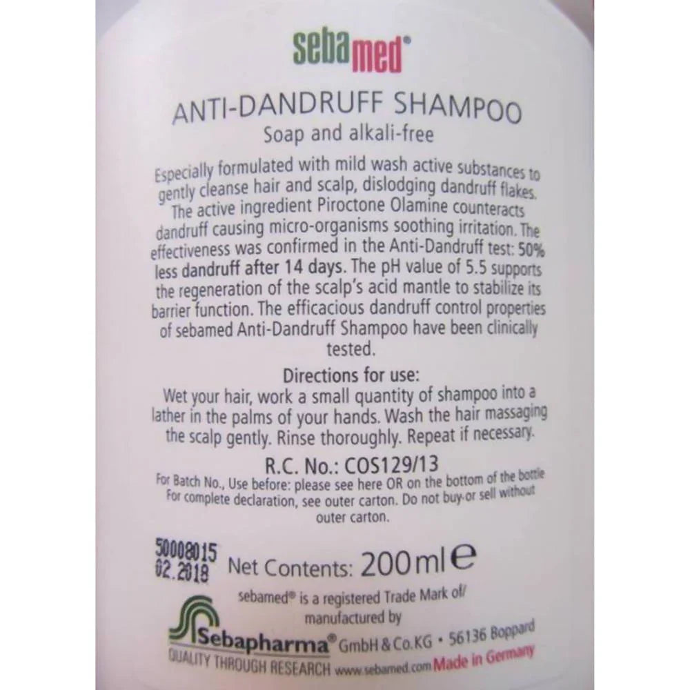 Sebamed Anti Dandruff Shampoo -200 ml image 5