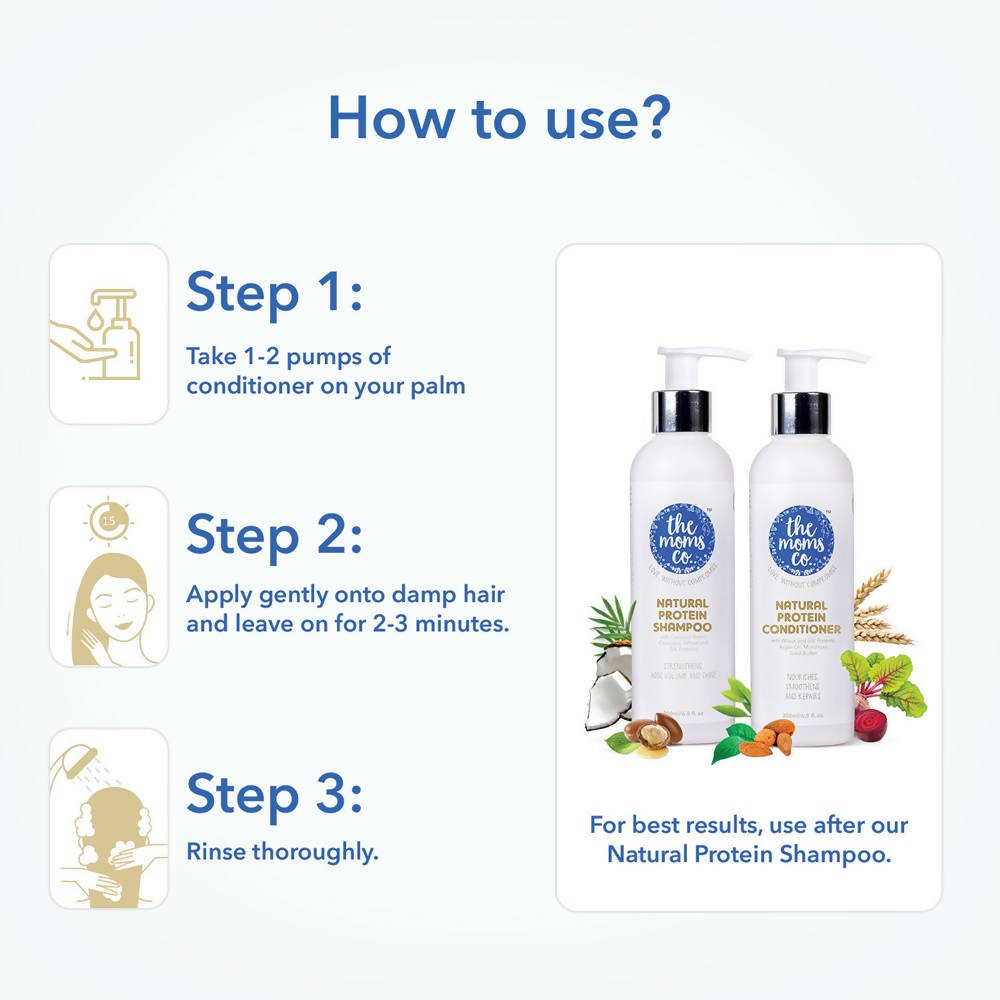 The Moms Co Natural Protein Conditioner image 6