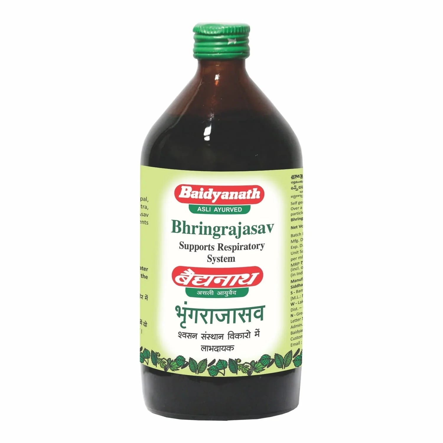 Baidyanath Nagpur Bhringrajasava - 450 ml image 1