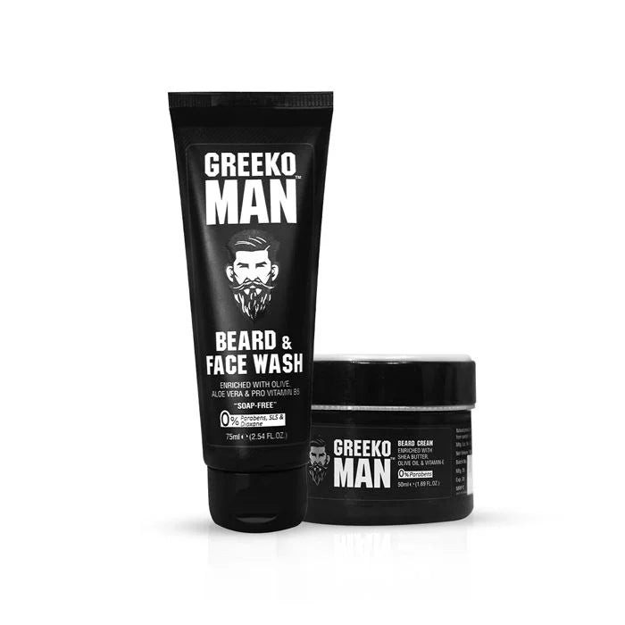 Greeko Man Beard Cream & Face wash - 125 ml image 1