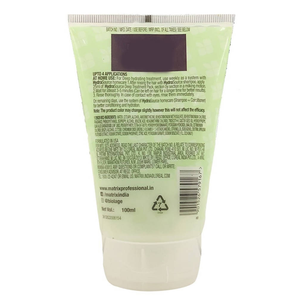 Matrix Biolage Ultra HydraSource Deep Treatment Hair Mask for Very Dry Hair – 3.4 oz image 2