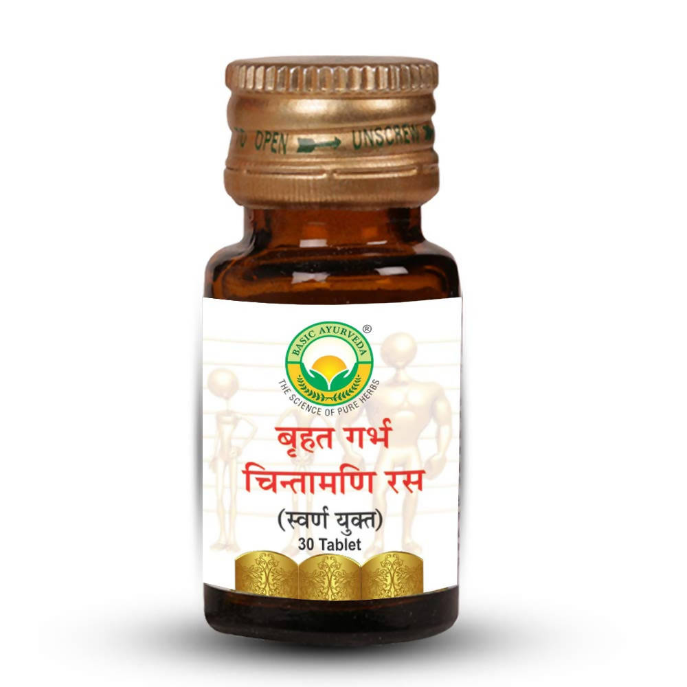 Basic Ayurveda Brihat Garbh Chintamani Ras - 30 Tablets image 3