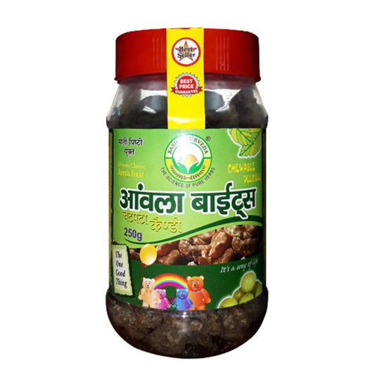 Basic Ayurveda Amla Bite Candy Chatpata -250 gm image 1