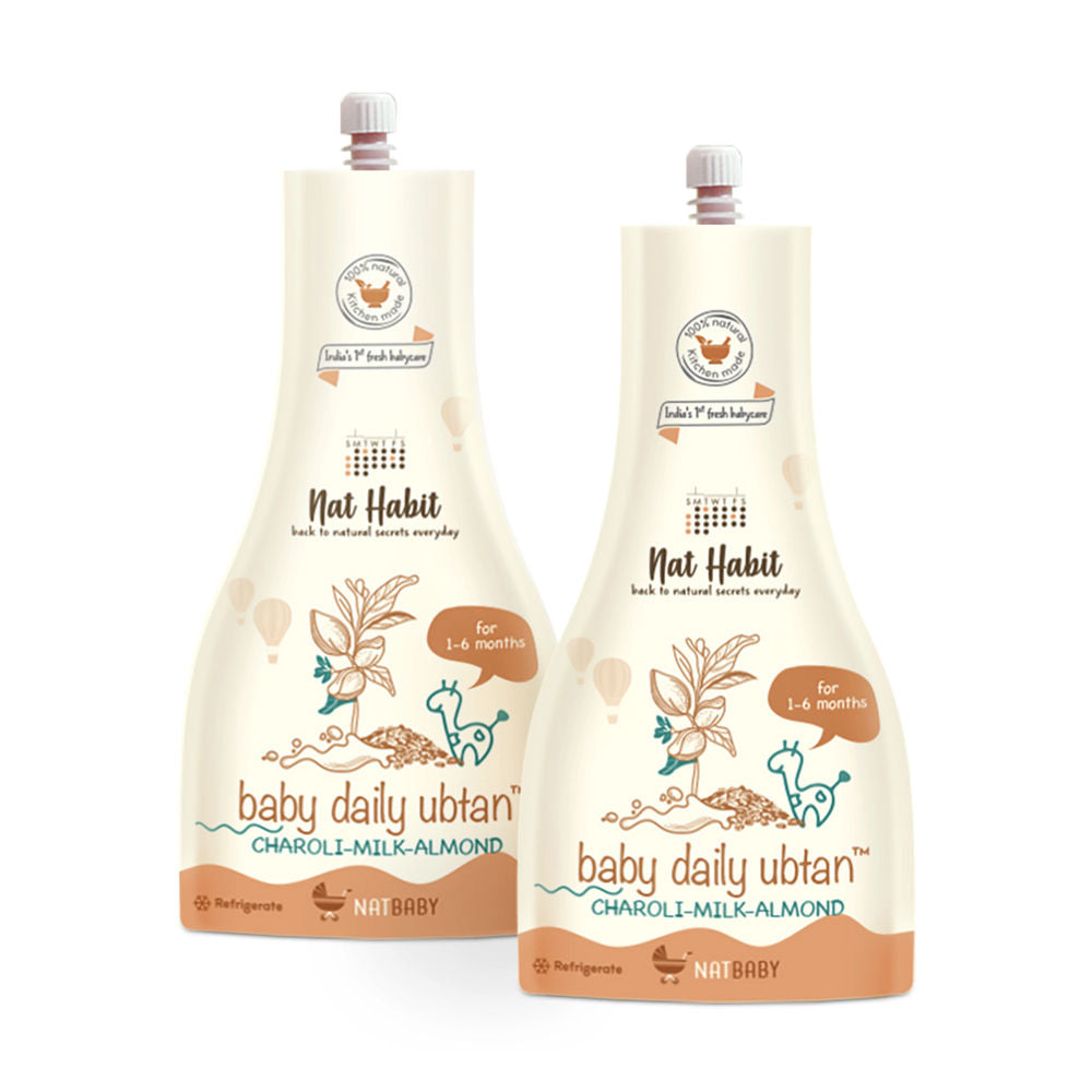 Nat Habit Baby Daily Ubtan Charoli Milk Almond image 2