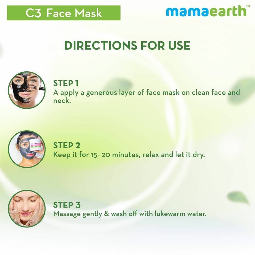 Mamaearth C3 Face Mask For Healthy & Glowing Skin - 100 ml image 5