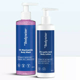 BeBodywise 5% Lactic Acid Body Lotion-200 ml and 5% Niacinamide Body Wash -250 ml -Combo image 2