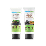 Mamaearth Charcoal Face Wash and Scrub Combo image 1