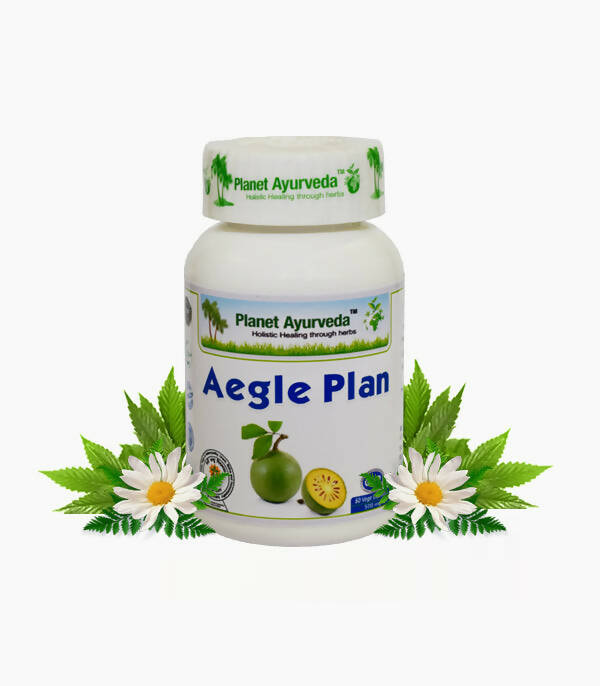 Planet Ayurveda Aegle Plan Capsules - 60 tabs image 1
