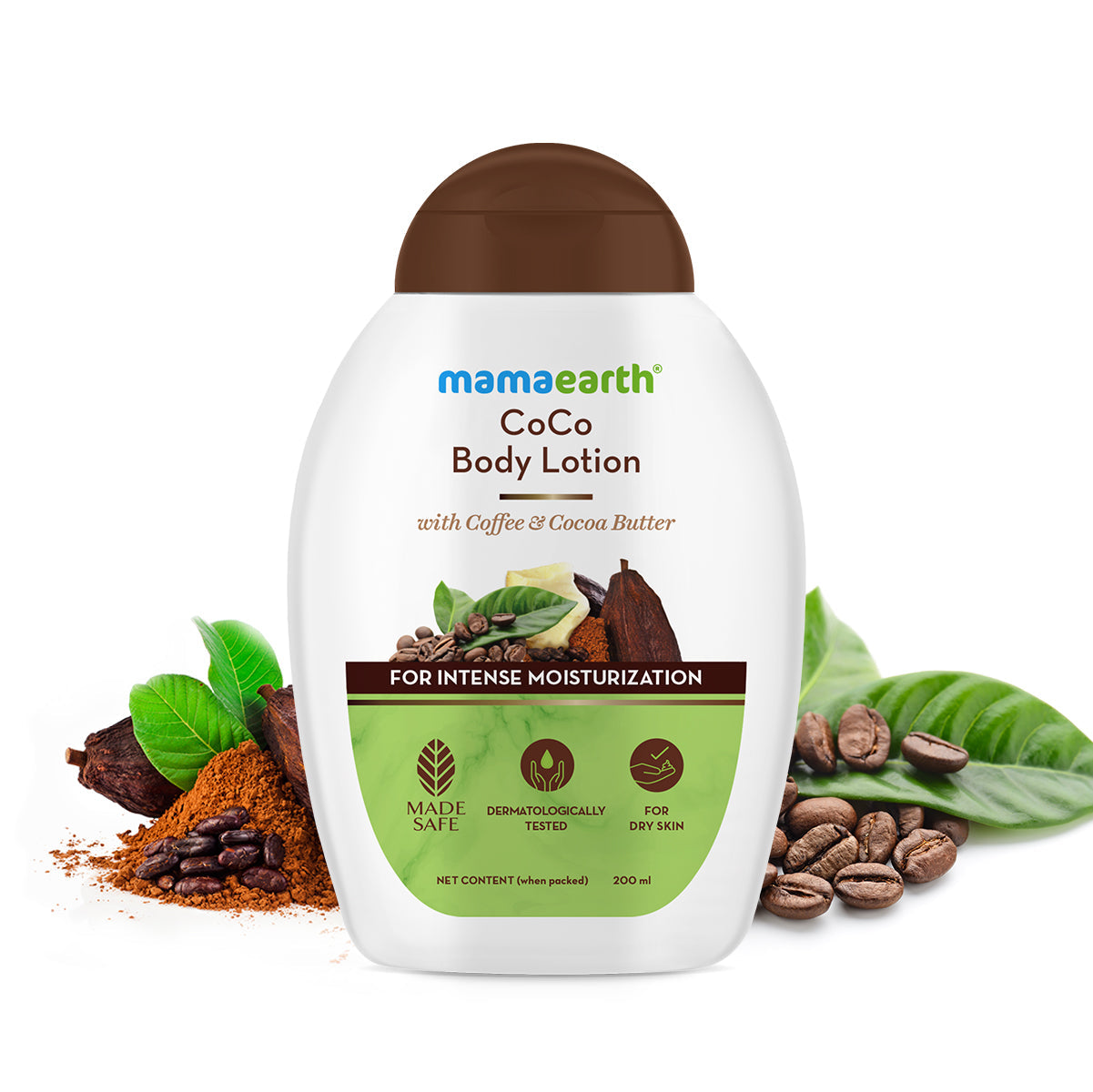 Mamaearth CoCo Body Lotion With Coffee and Cocoa  - 200 ml image 1
