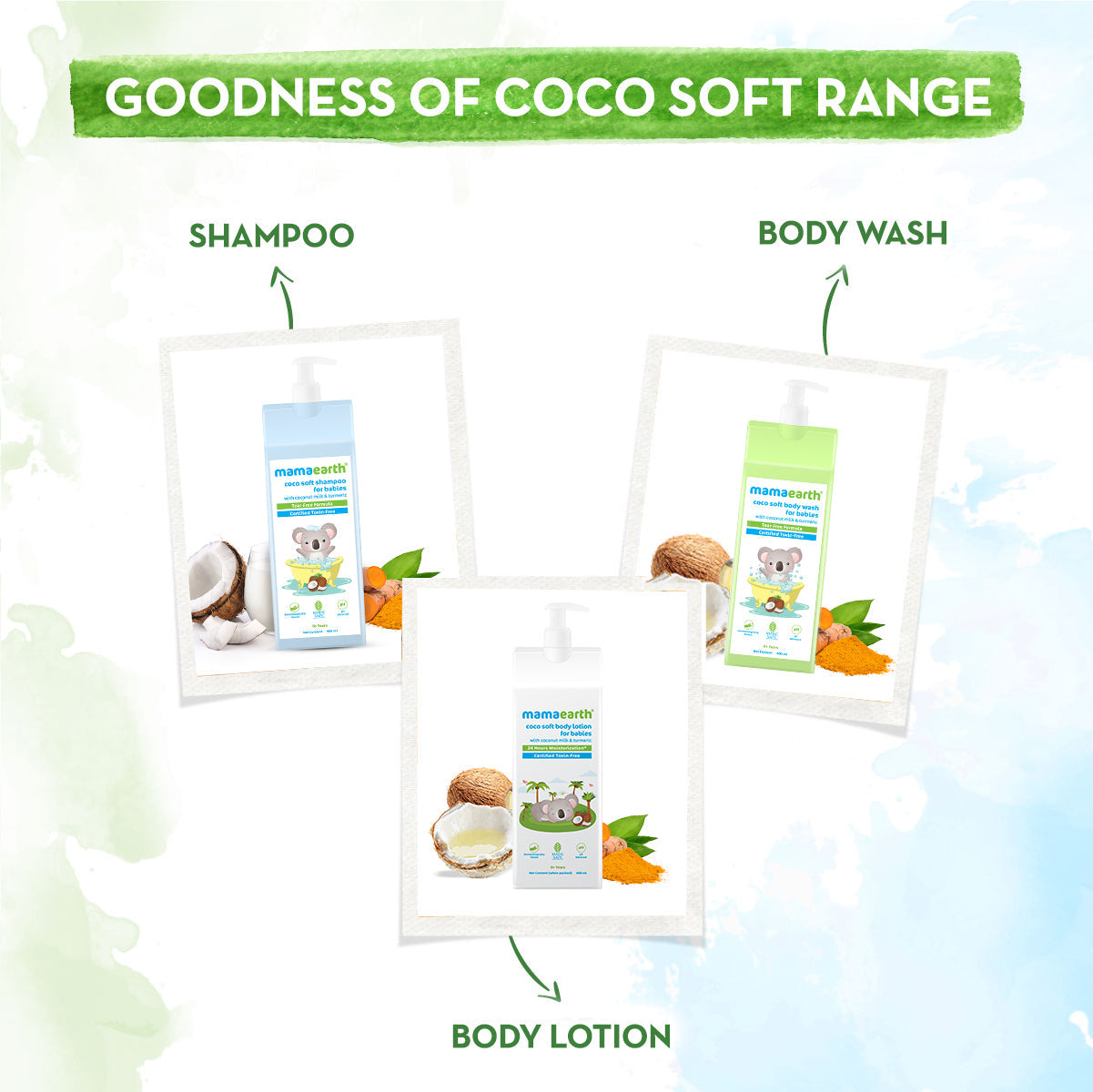 Mamaearth Coco Soft Shampoo with Turmeric for Gentle Cleansing - 400 ml image 6