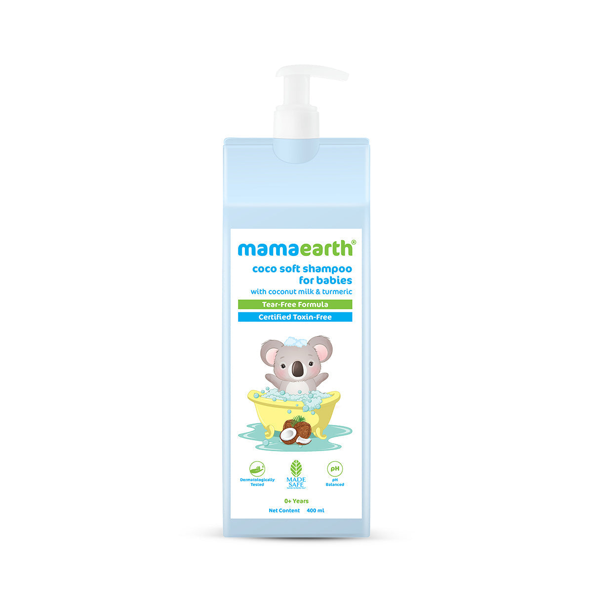 Mamaearth Coco Soft Shampoo with Turmeric for Gentle Cleansing - 400 ml image 3