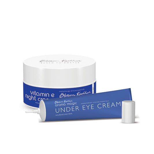 Blossom Kochhar Aroma Magic Vitamin E Night Cream and Under Eye Cream Combo - 70 gms image 1
