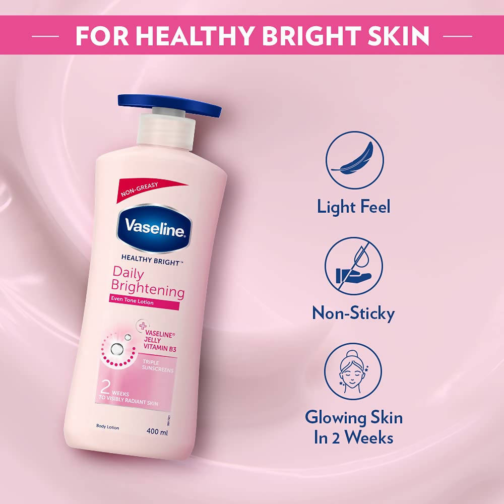 Vaseline Healthy Bright Daily Brightening Body Lotion 400 ml image 4