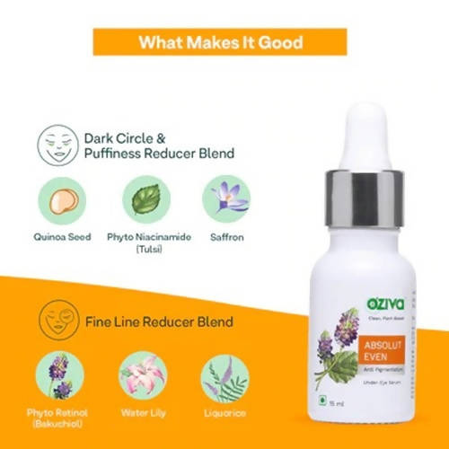 OZiva Absolut Even Anti-Pigmentation Under-Eye Serum image 5