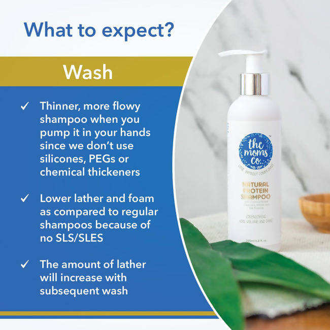 The Moms Co Natural Protein Hair Care Bundle image 2