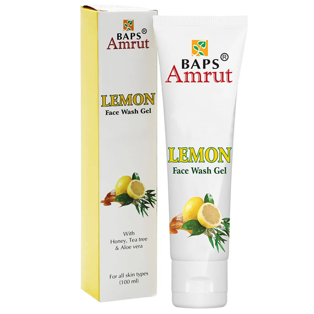 Baps Amrut Lemon Face Wash Gel - 100 ml image 1