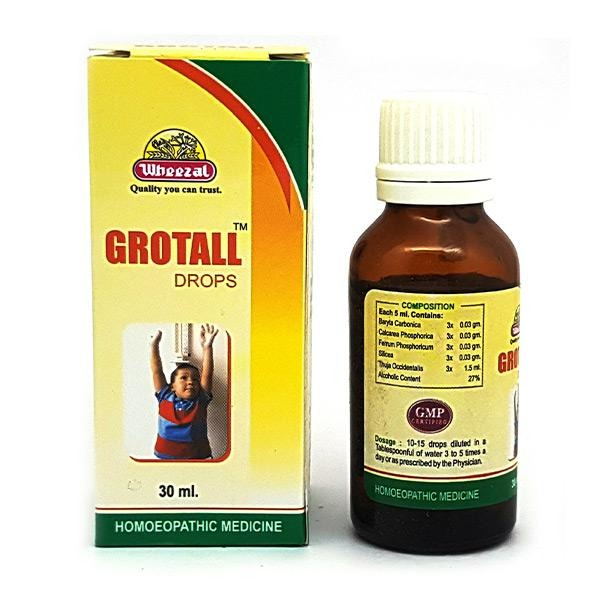 Wheezal Homeopathy Grotall Drops image 1