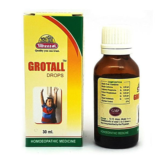 Wheezal Homeopathy Grotall Drops image 1