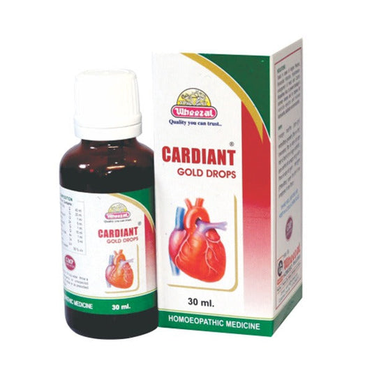 Wheezal Homeopathy Cardiant Gold Drops image 1
