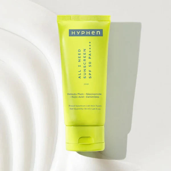Hyphen All I Need Sunscreen SPF 50 PA++++, UV Rays & Blue Light Protection & Moisturization - 50 ml image 2