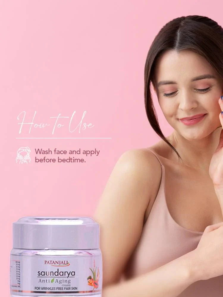 Patanjali Anti Aging Cream - 50 gms image 3