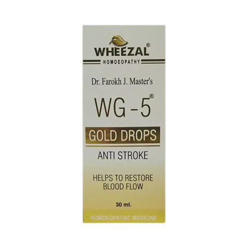Wheezal Homeopathy WG-5 Gold Drops image 1