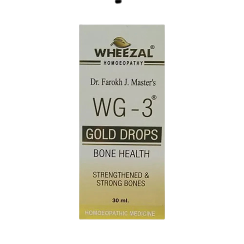 Wheezal Homeopathy WG-3 Gold Drops image 1