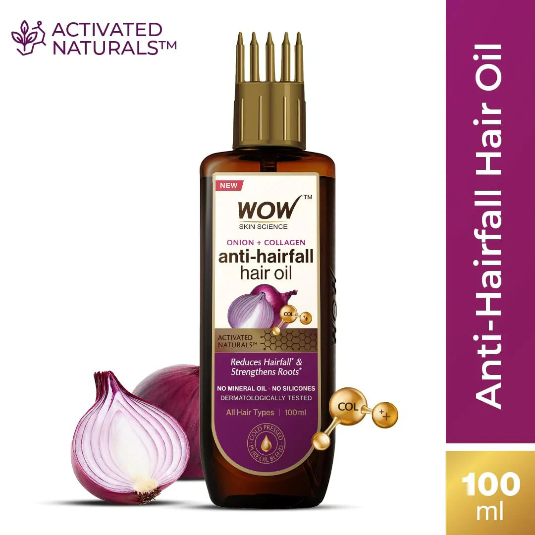 Wow Skin Science Onion Black Seed Hair Oil-100 ml image 6