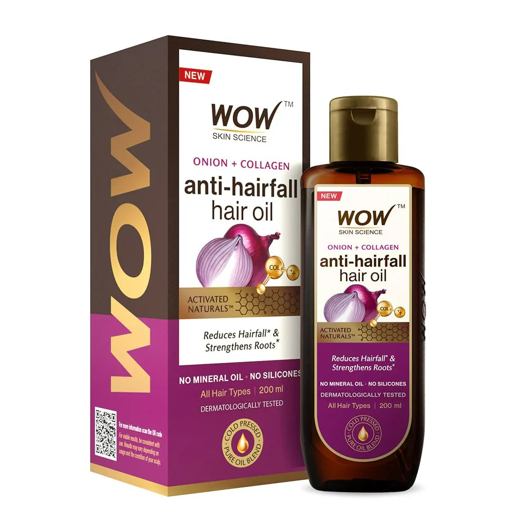 Wow Skin Science Onion Black Seed Hair Oil-100 ml image 2