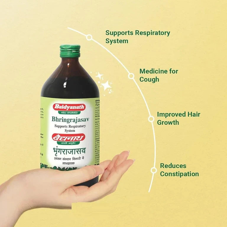 Baidyanath Nagpur Bhringrajasava - 450 ml image 5