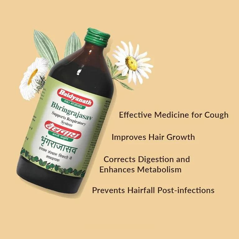 Baidyanath Nagpur Bhringrajasava - 450 ml image 6
