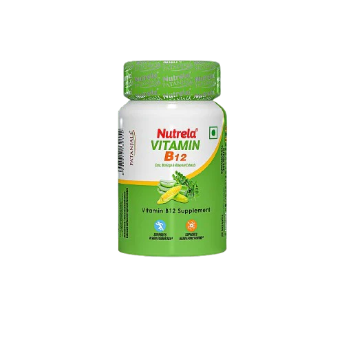 Patanjali Nutrela Vitamin B12 Bio-Fermented Capsules - 30 caps image 1