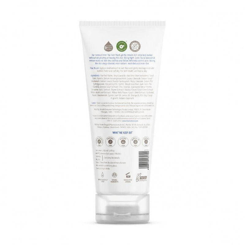 The Moms Co Natural Green Tea Face Wash image 3