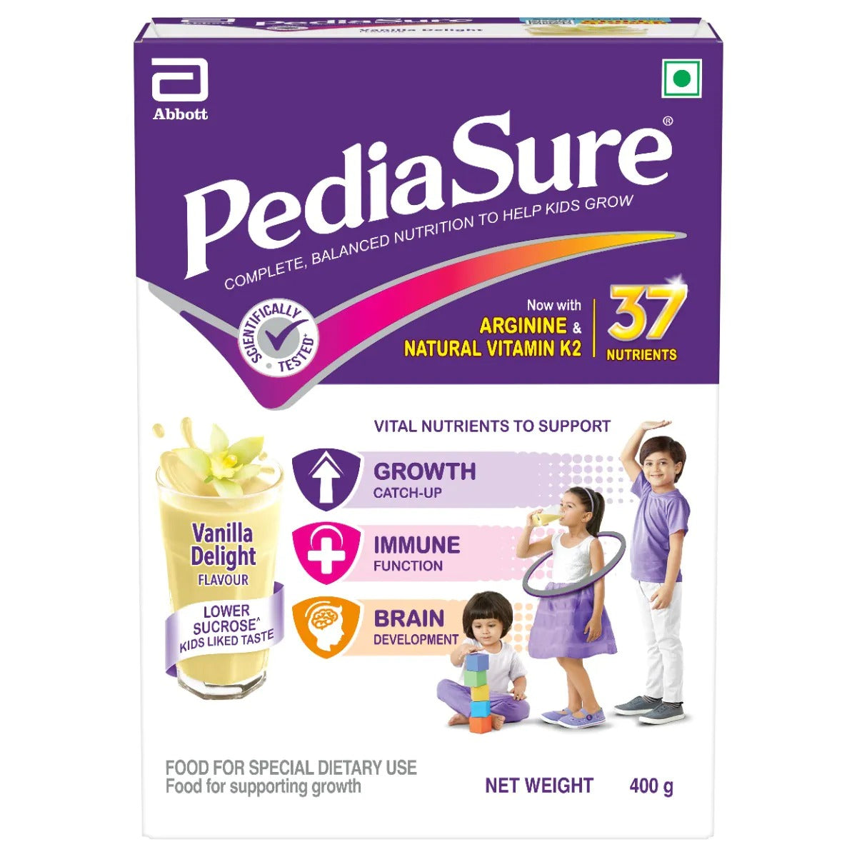 PediaSure Vanilla: Nutritional Support Drink Powder for Growing Children image 6