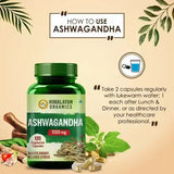Himalayan Organics Ashwagandha 1000 mg Vegetarian Capsules - 120 caps image 5
