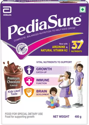 Pediasure Health and Nutrition Drink Powder for Kids Growth (Premium Chocolate) image 2