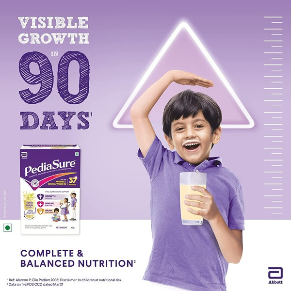 PediaSure Vanilla: Nutritional Support Drink Powder for Growing Children image 3