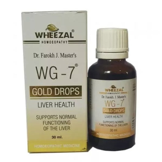 Wheezal Homeopathy WG-7 Gold Drops image 1