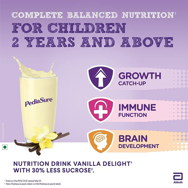 PediaSure Vanilla: Nutritional Support Drink Powder for Growing Children image 4