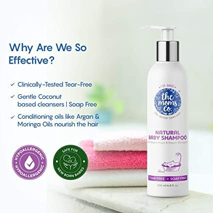 The Moms Co Natural Baby Shampoo image 3