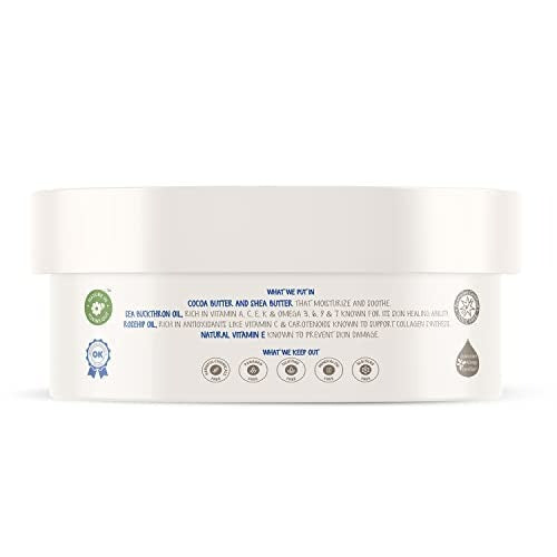 The Moms Co Natural Body Butter – Deep Moisturizing Cream with Shea & Cocoa Butter – 100g / 200g image 3