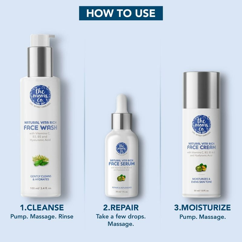 The Moms Co Natural Vita Rich Face Wash image 7