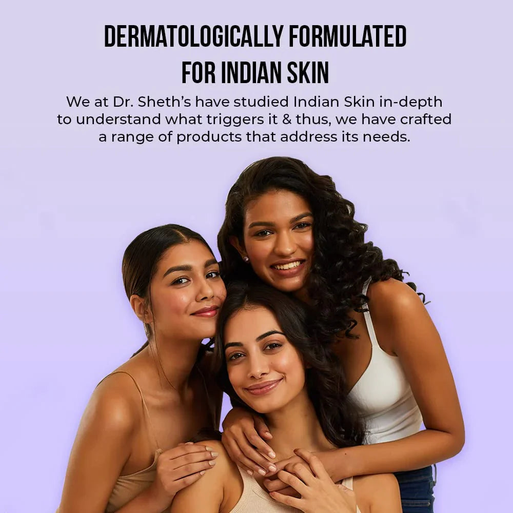 Dr. Sheth's Ceramide & Vitamin C Oil Free Moisturizer Hydrate & Brighten Skin With Vitamin C, Ceramide & Ashwagandha, For All Skin Types -50gm image 5