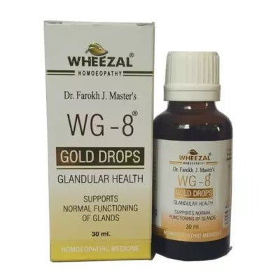 Wheezal Homeopathy WG-8 Gold Drops image 1