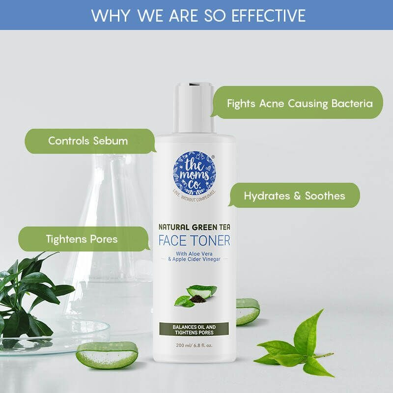 The Moms Co Natural Green Tea Face Toner image 5